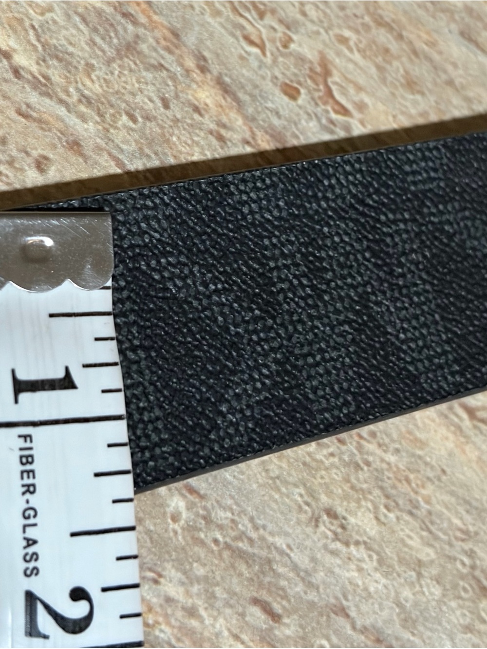 Michael Kors Men's Black Signature MK Silver Color Logo Leather Belt - Picture 9 of 16